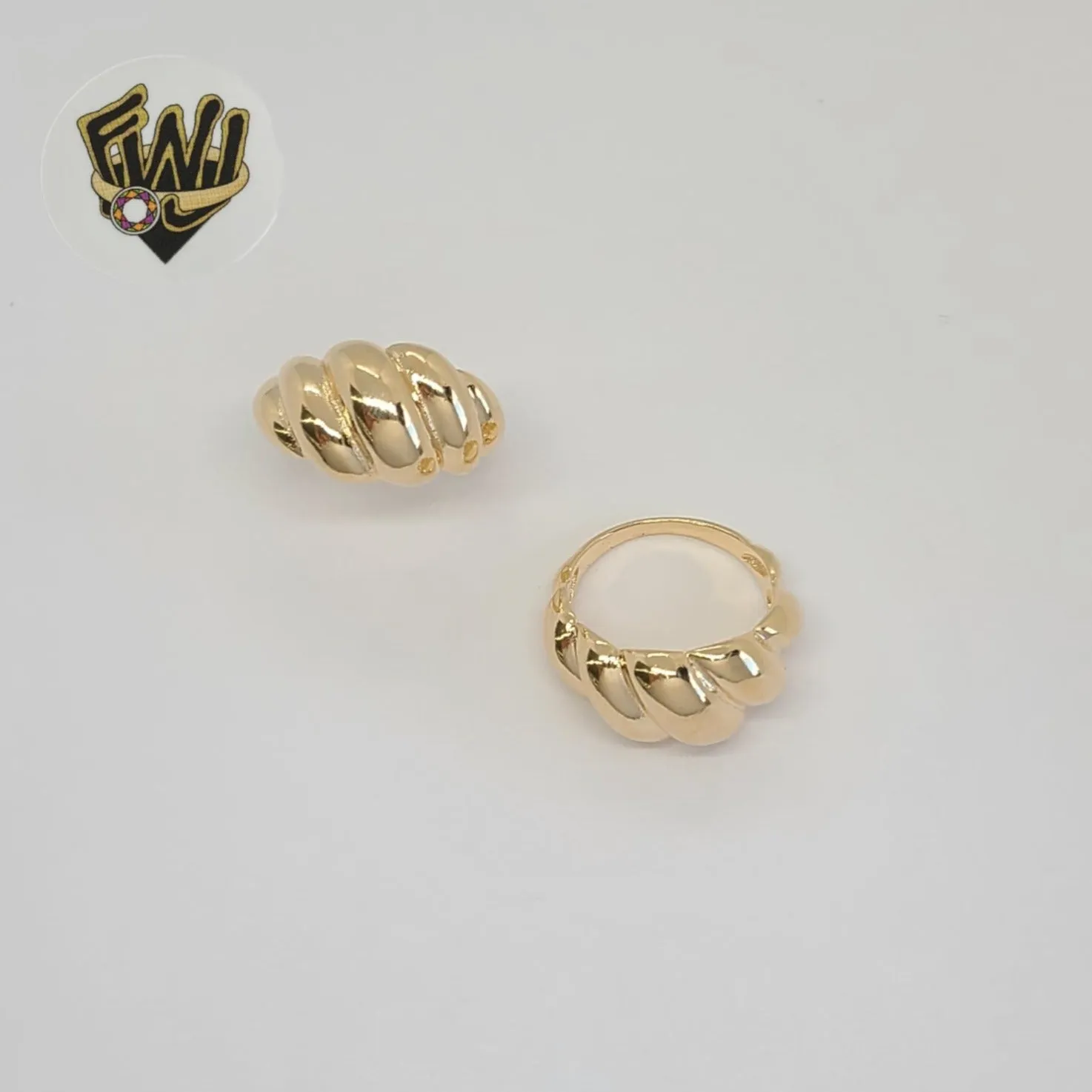 (1-3058-5) Gold Laminate - Croissant Ring - BGF
