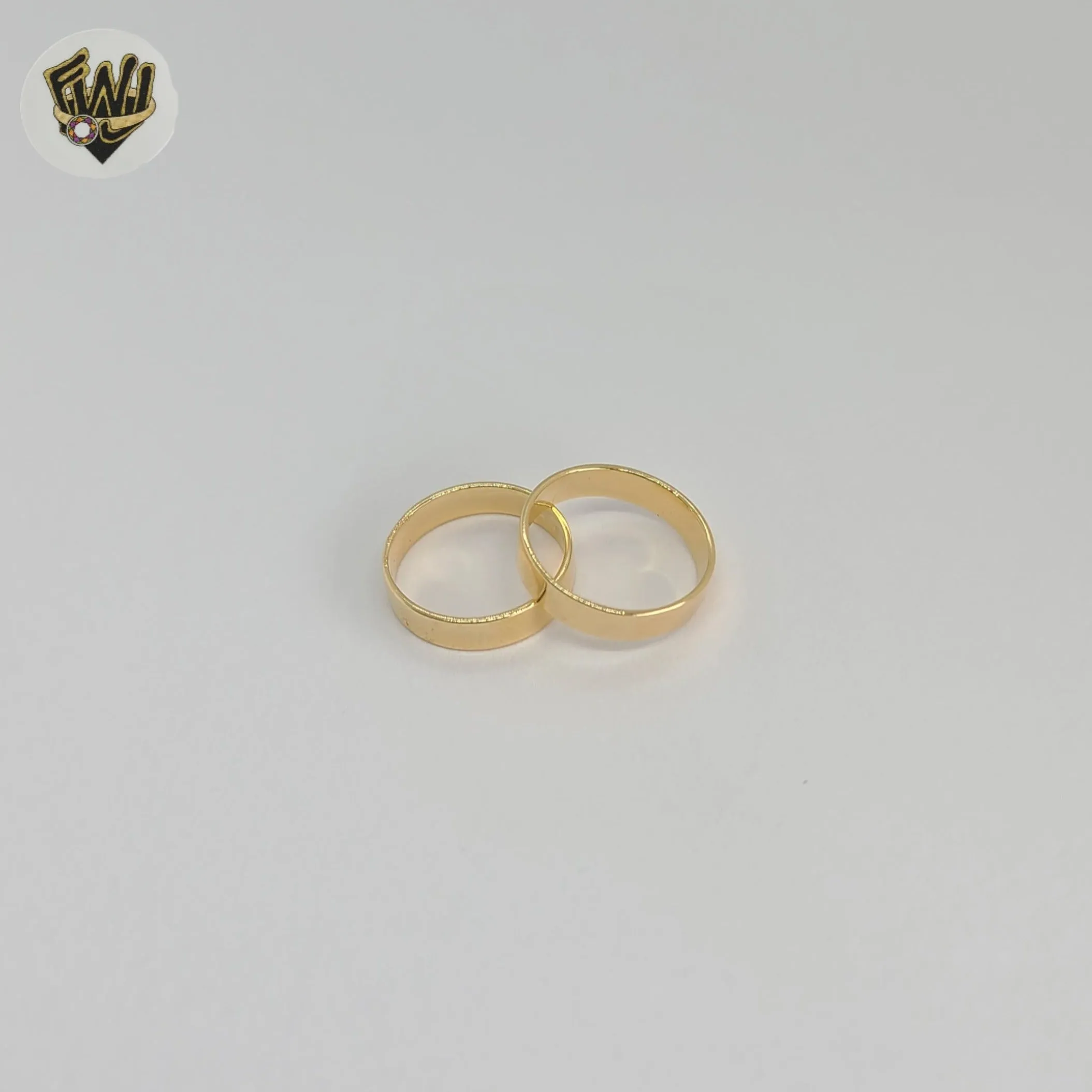 (1-3074-A) Gold Laminate - Band Toe Ring - BGF