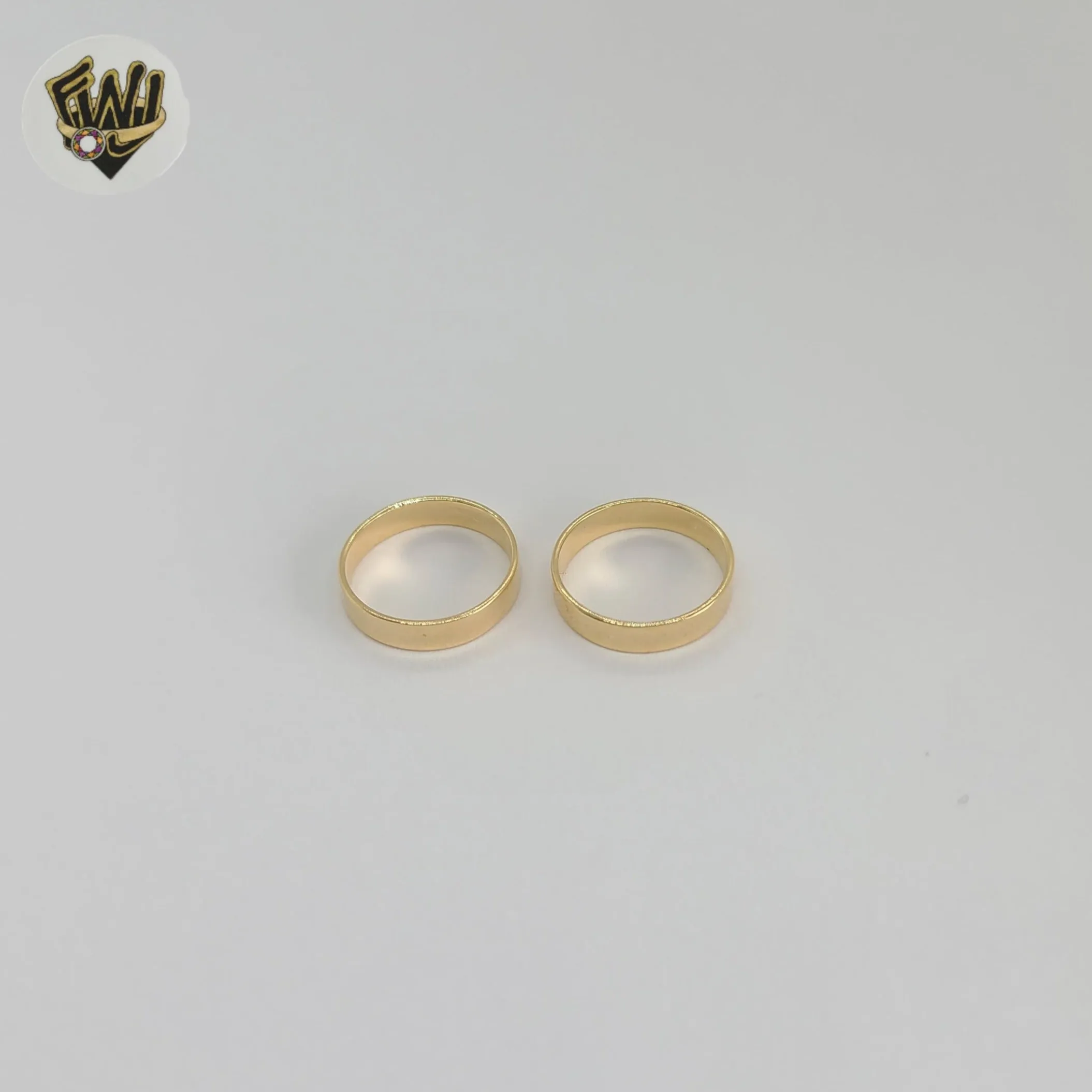 (1-3074-A) Gold Laminate - Band Toe Ring - BGF