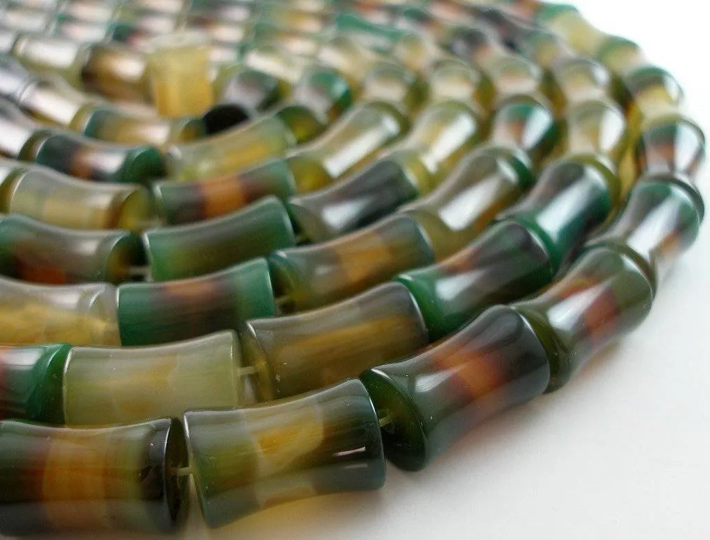 Agate 20mm Bow Tie Gemstone Beads Half Strand 10pcs G81 T027