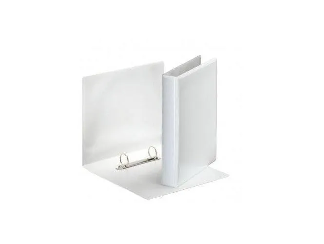 Alpha Presentation Binder 2 Rings A4, 15mm Spine, White (201)
