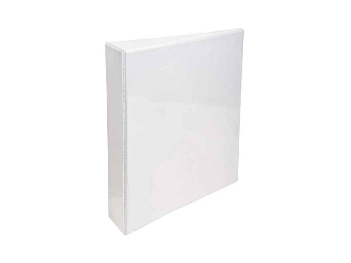 Alpha Presentation Binder 4 Rings A4, 25mm Spine White (403)
