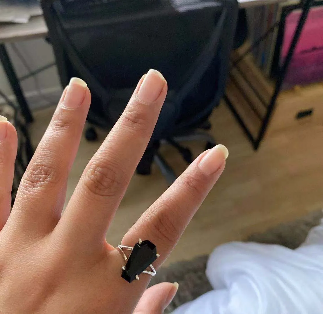 Black Casket Ring