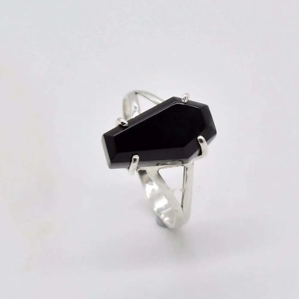Black Casket Ring