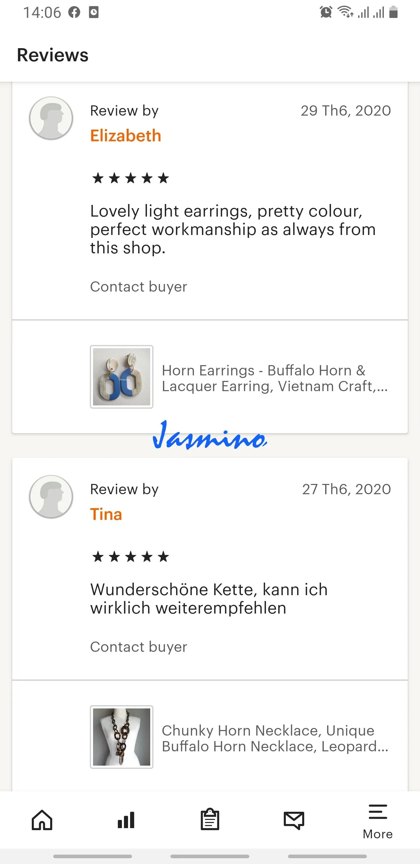 Charming Buffalo Horn Necklace J17751, Made by Natural Material