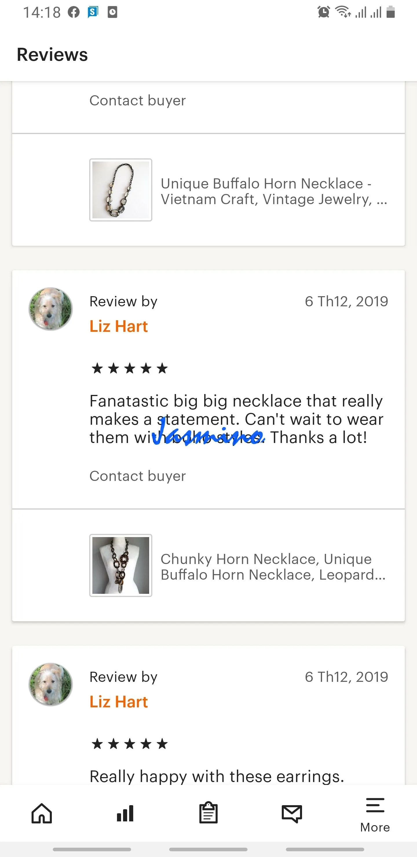 Charming Buffalo Horn Necklace J17751, Made by Natural Material