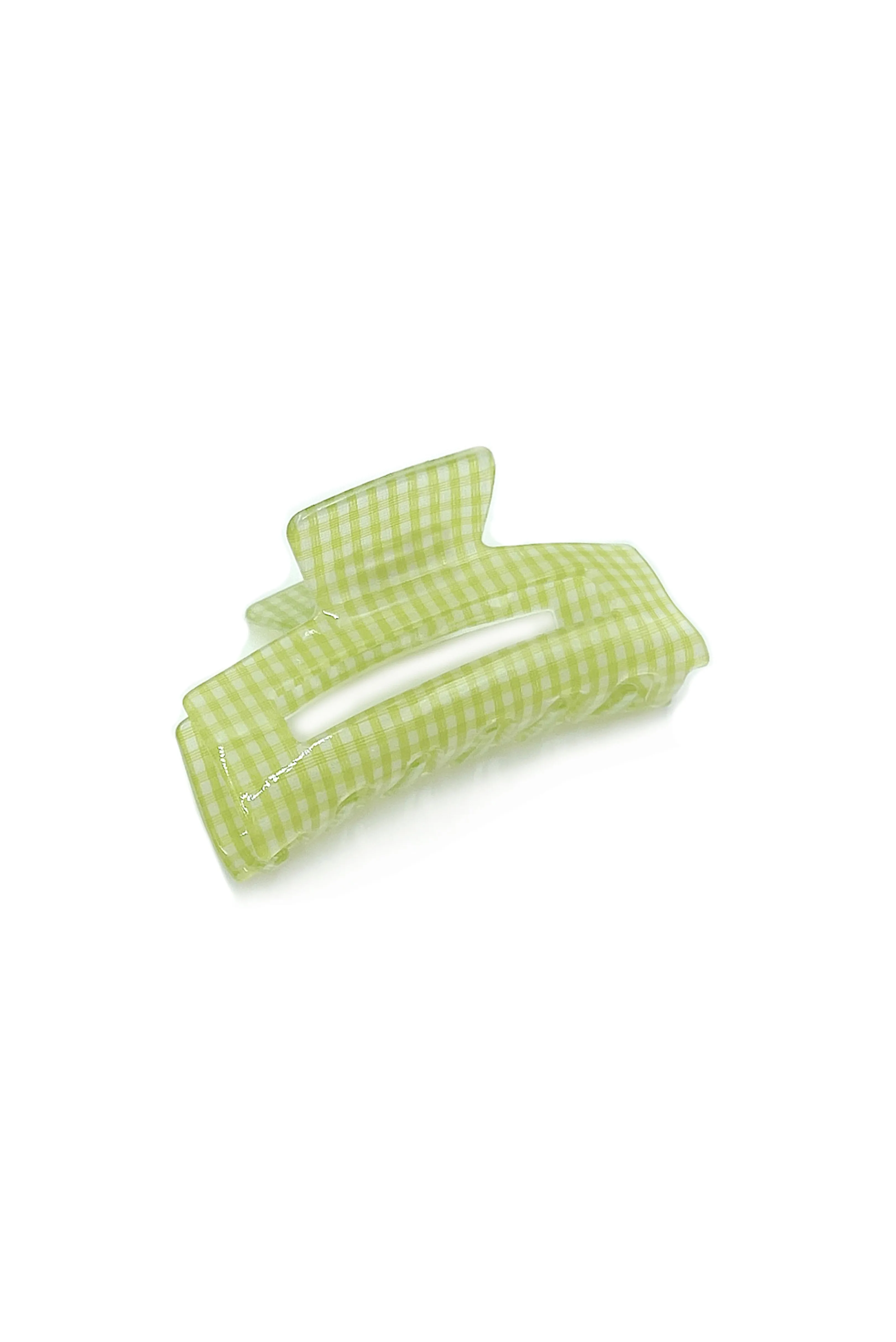 Gingham Hair Claw Clip