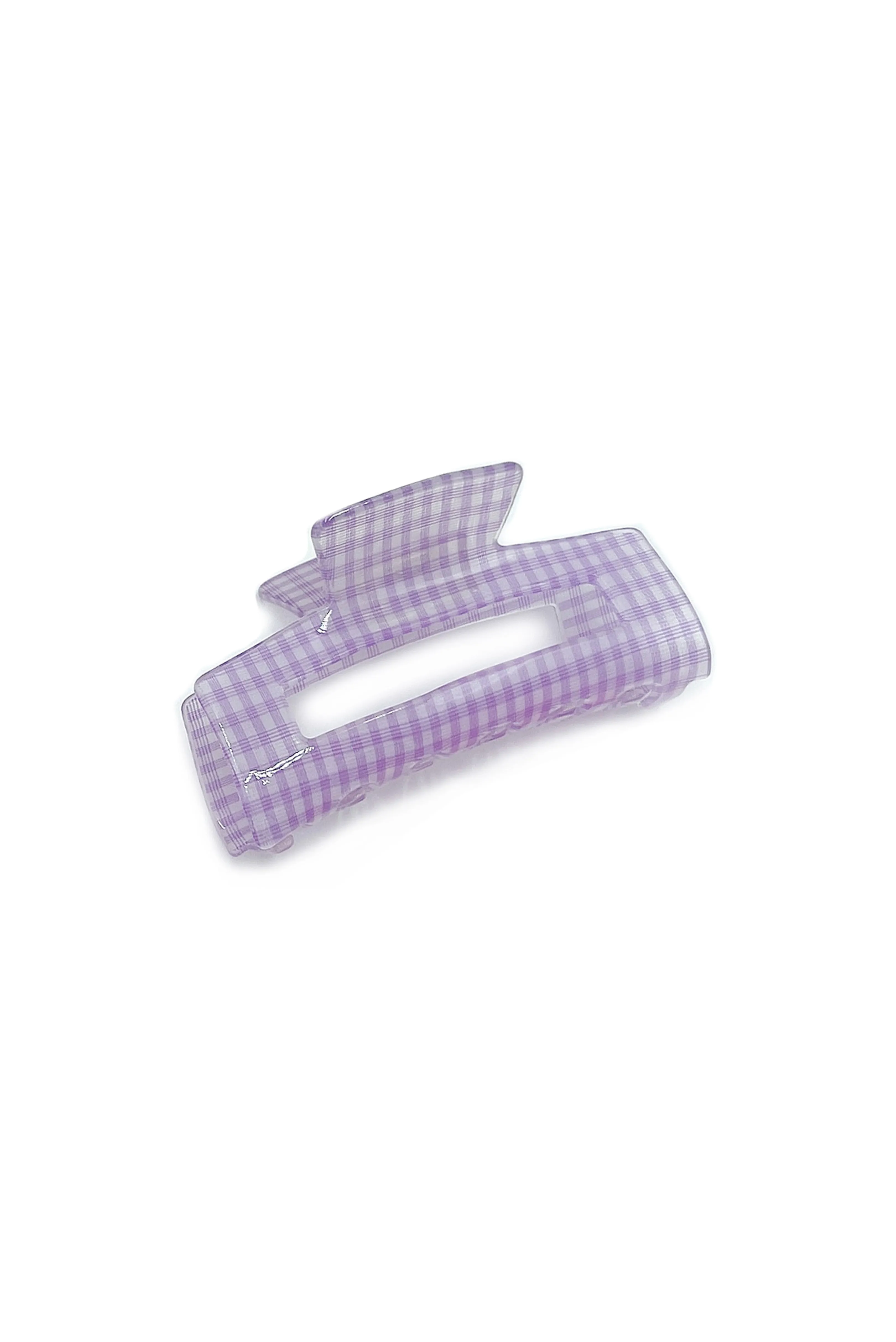 Gingham Hair Claw Clip