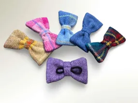 Harris Tweed Dog Bow Tie by Tartan Terrors