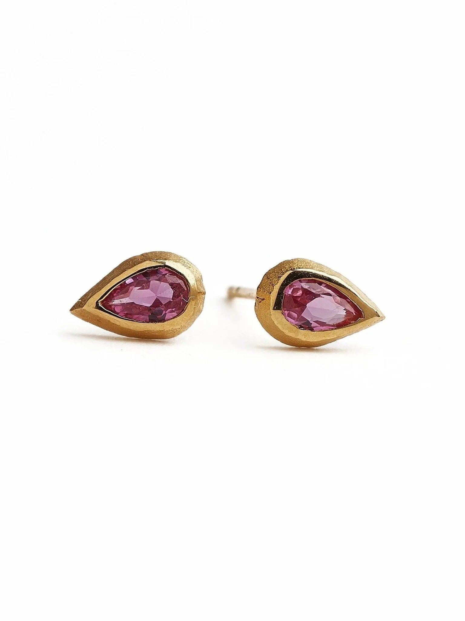 Lita Minimalist Gemstone Earrings