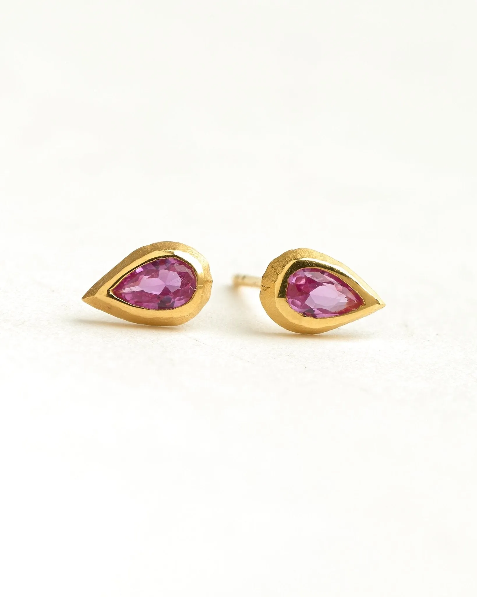 Lita Minimalist Gemstone Earrings