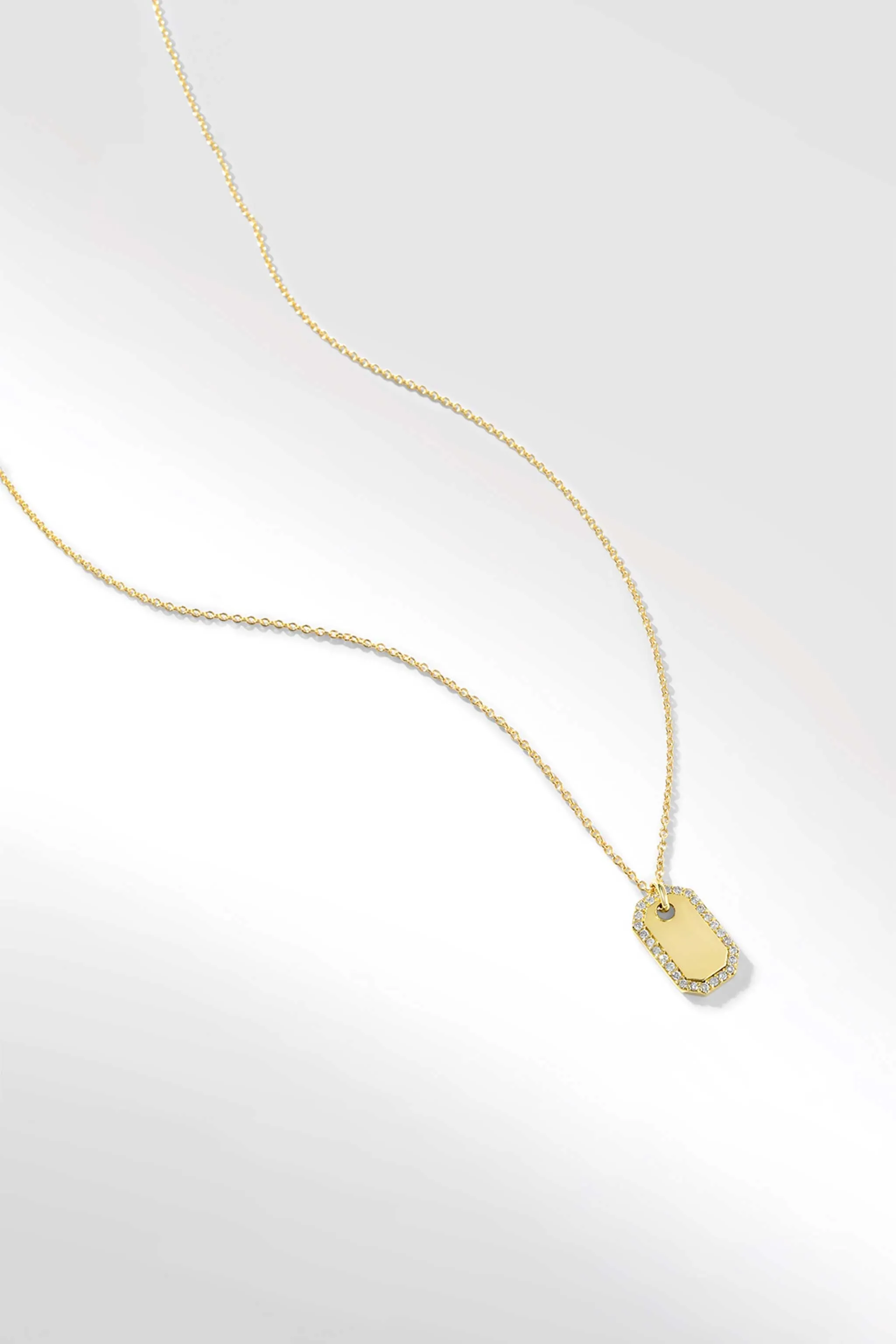 Loyalty Dog Tag in Diamond