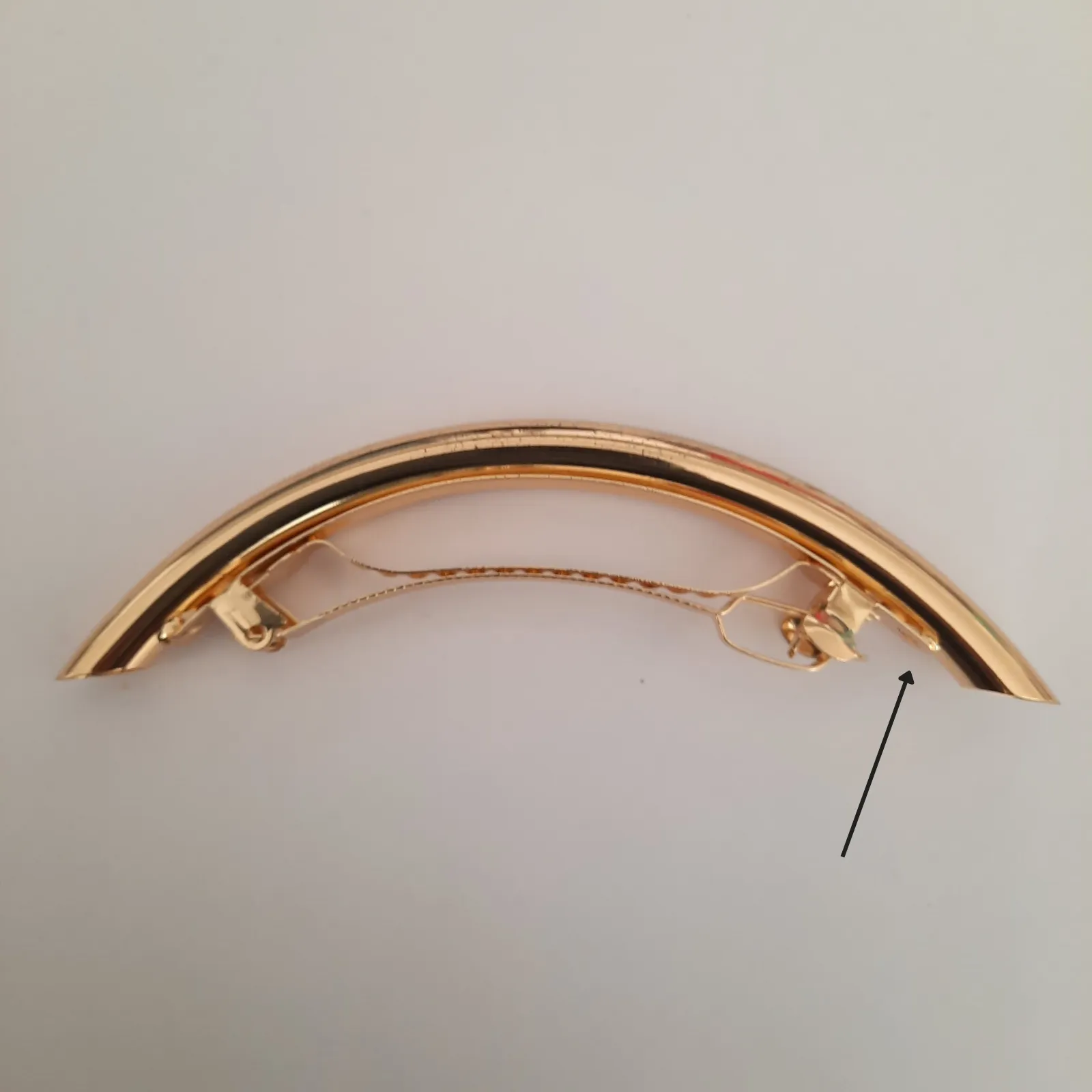 Minimal Curved Hair Clip - Sample