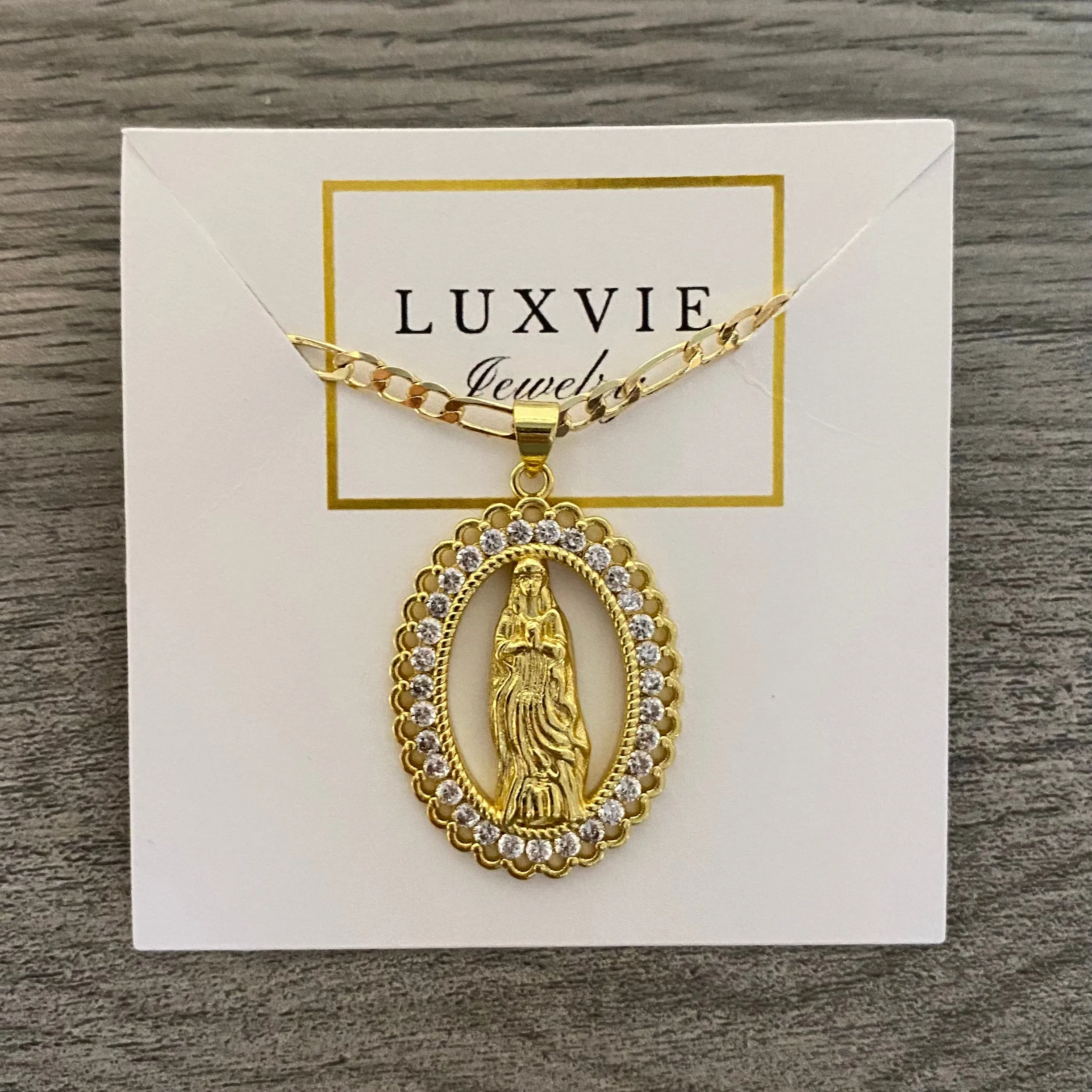 Oval Virgencita Necklace 011