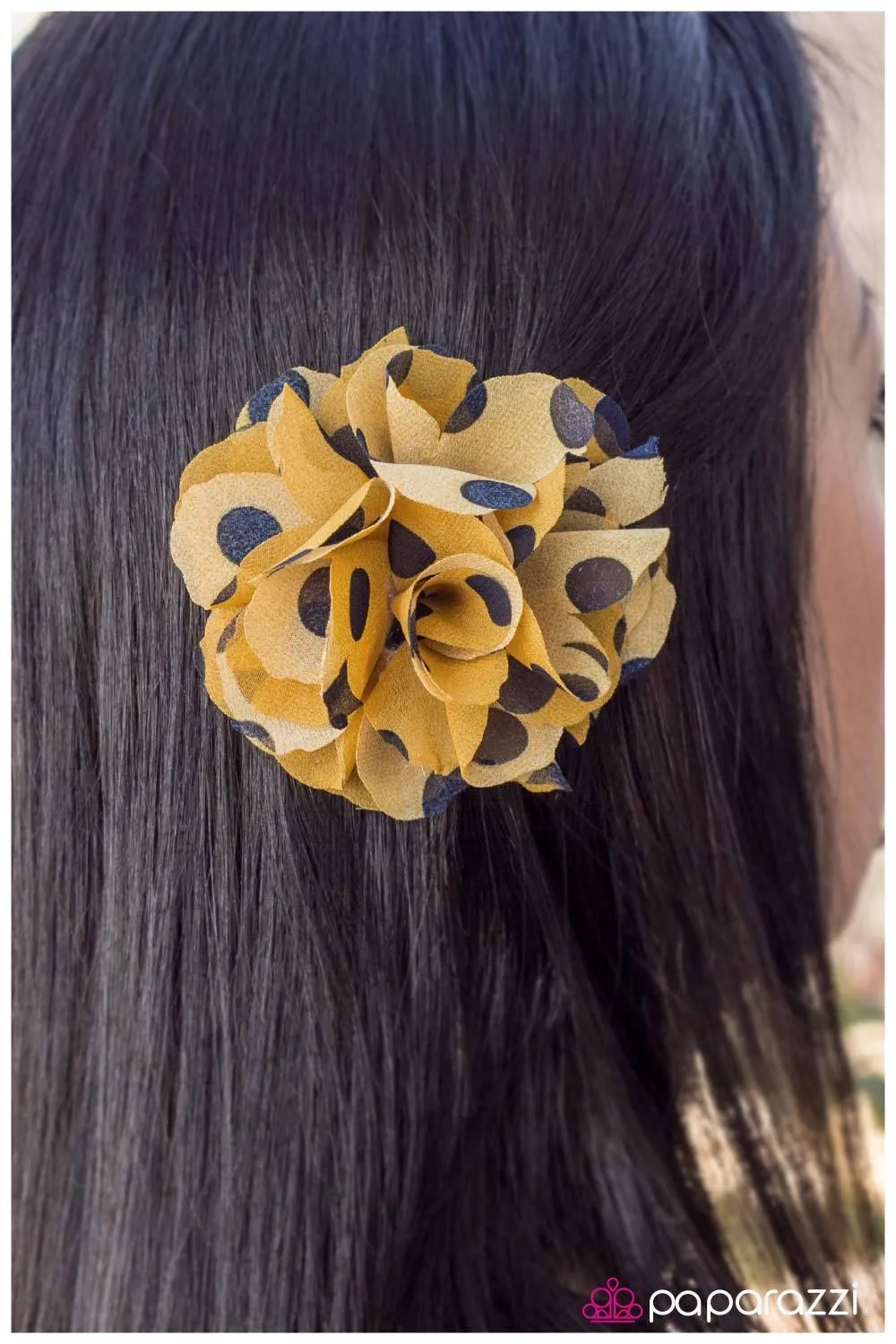 POLKA-Hantas Yellow Hair Clip