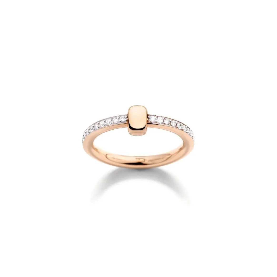 Pomellato - Together - Ring with Diamonds, 18k Rose Gold