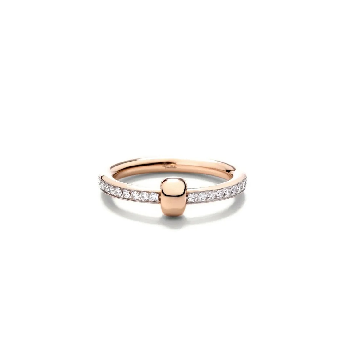 Pomellato - Together - Ring with Diamonds, 18k Rose Gold