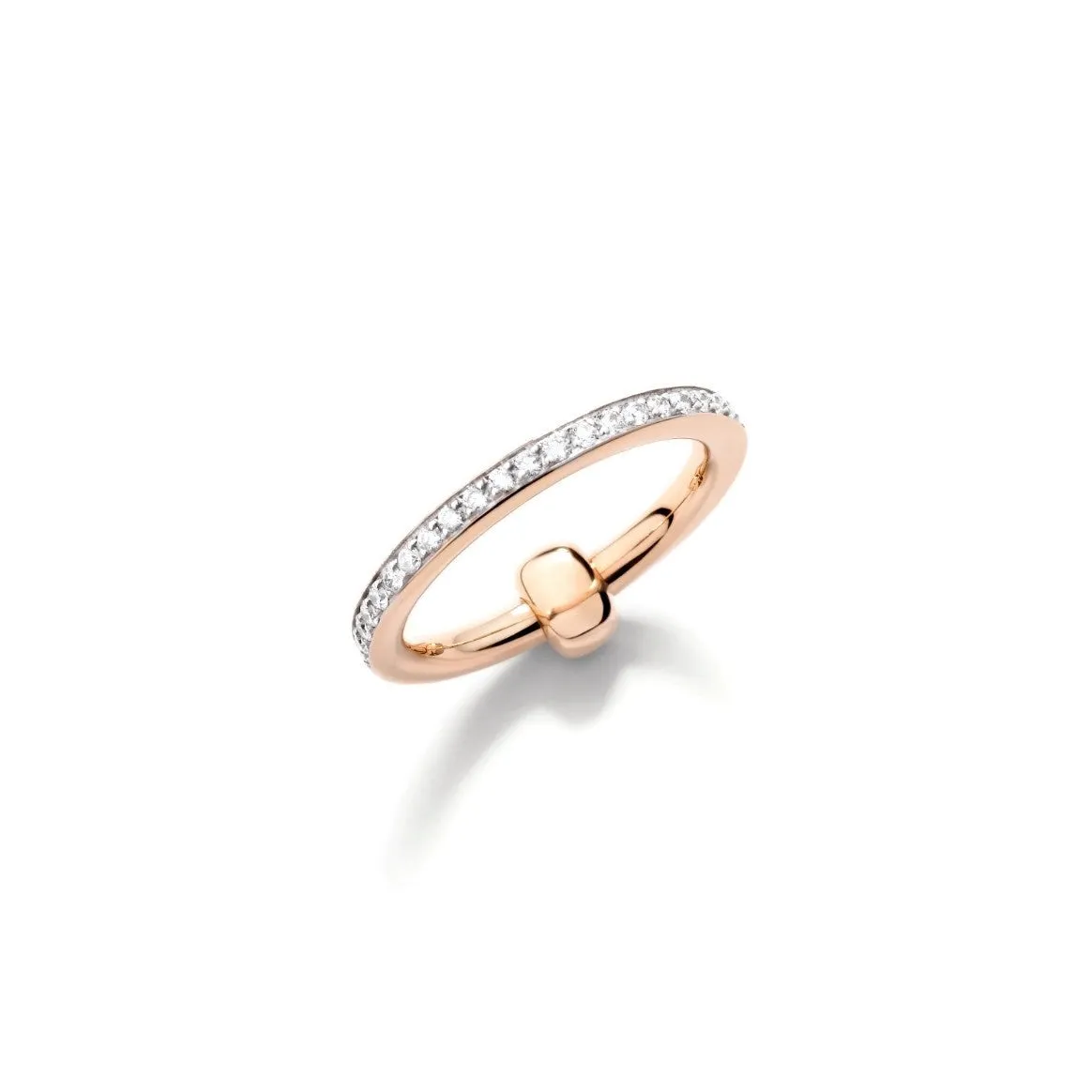 Pomellato - Together - Ring with Diamonds, 18k Rose Gold