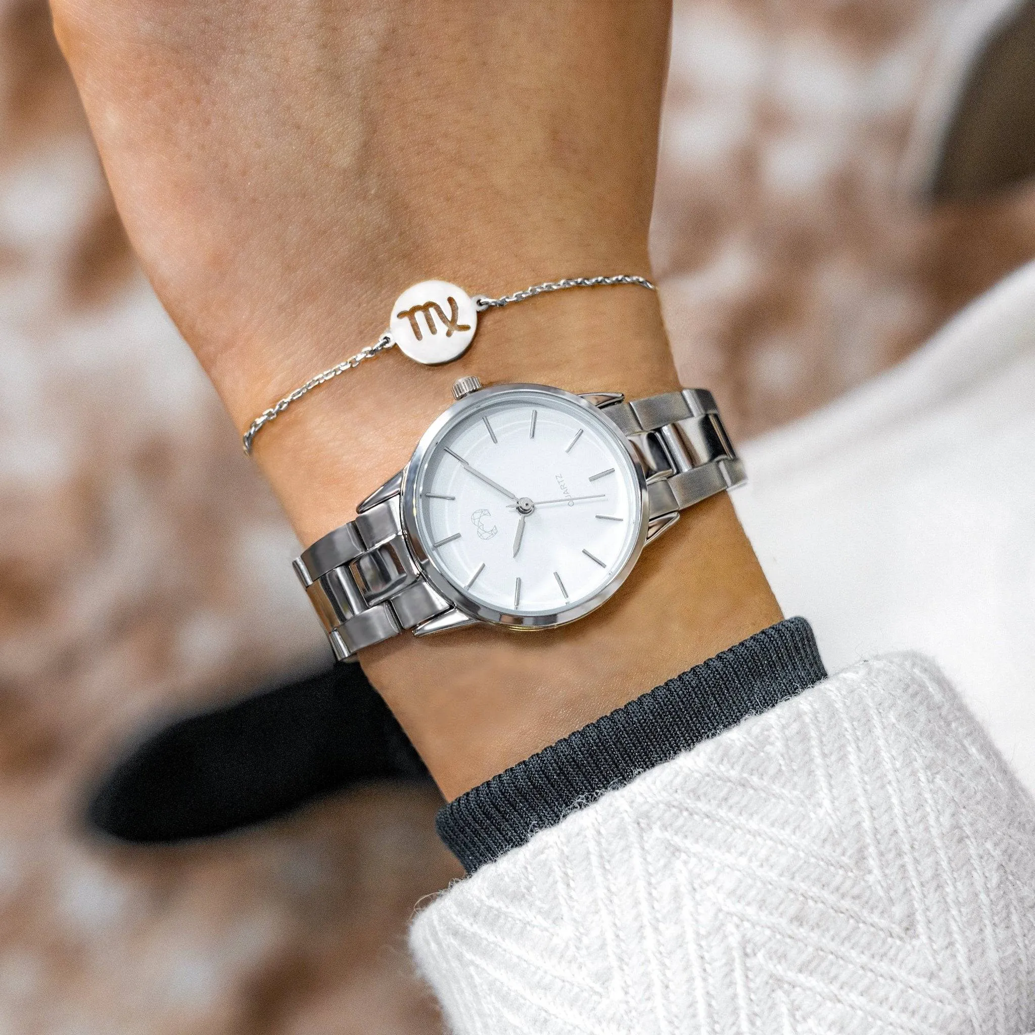 "California" Watch ~ SilverWhite