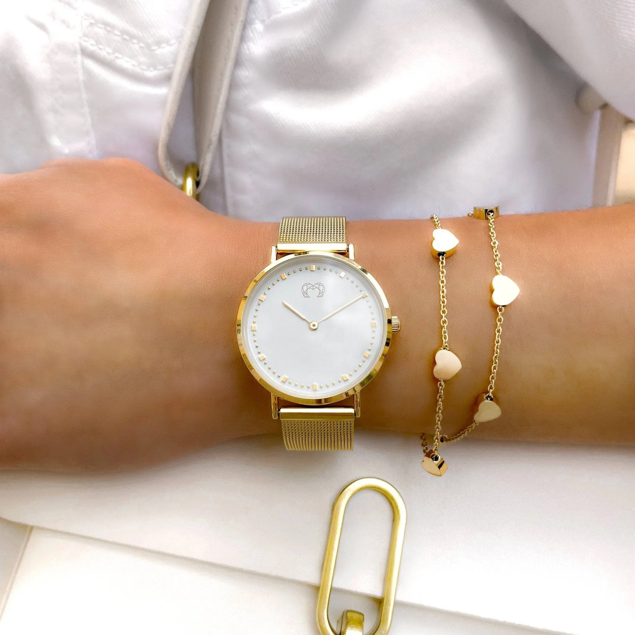 "Juliet" Watch ~ GoldWhite