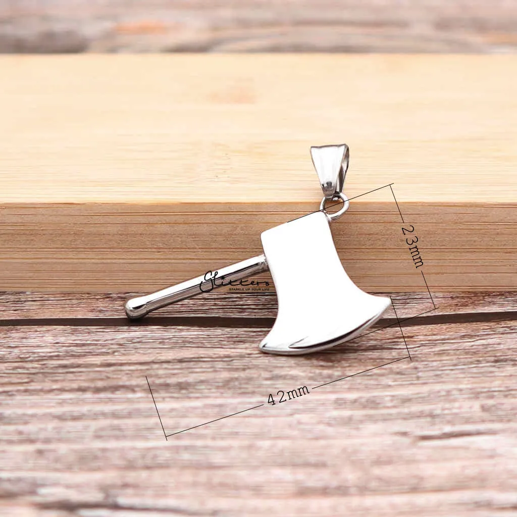Stainless Steel Ax Pendant