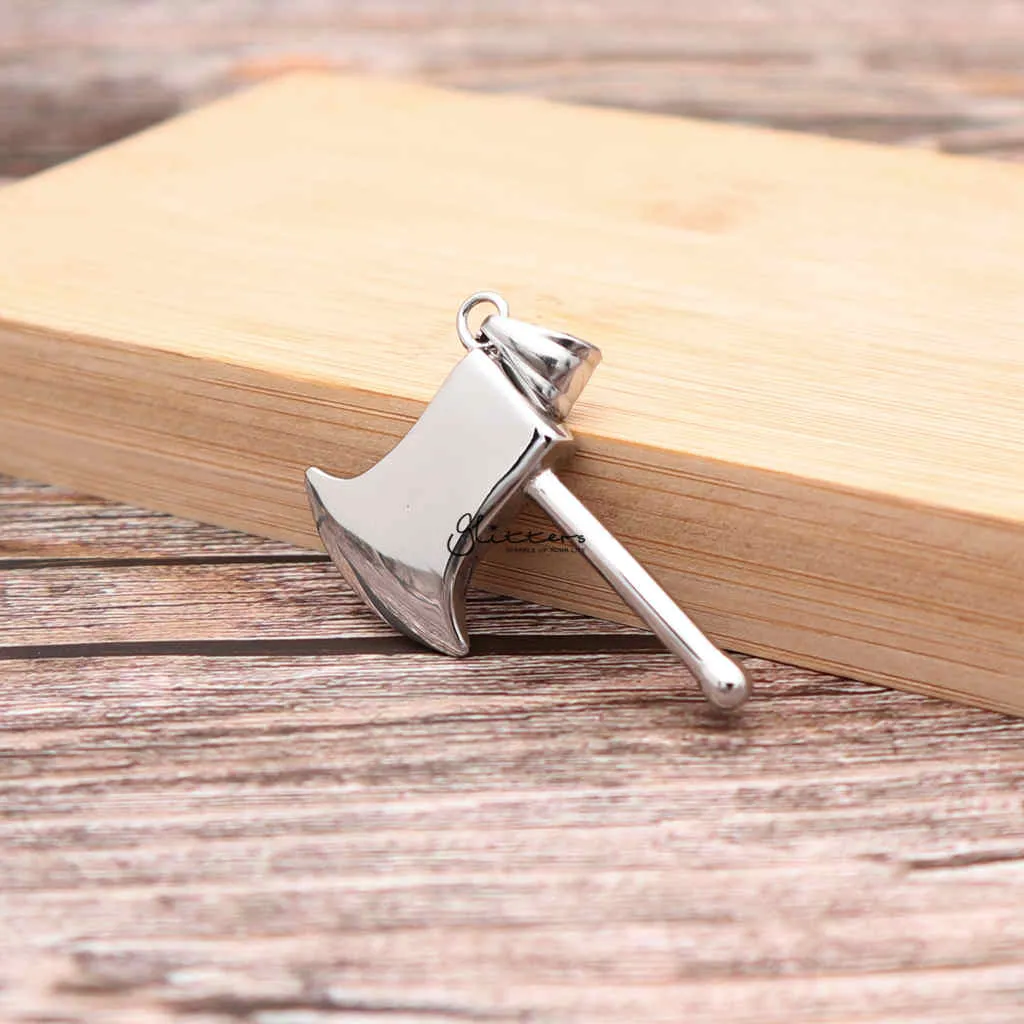 Stainless Steel Ax Pendant