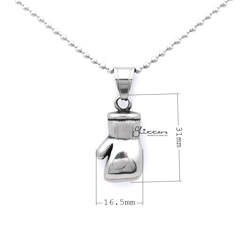 Stainless Steel Boxing Glove Pendant