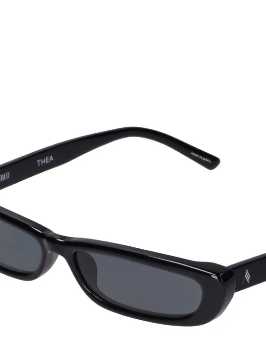 The Attico   Thea slim squared acetate sunglasses 