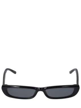 The Attico   Thea slim squared acetate sunglasses 