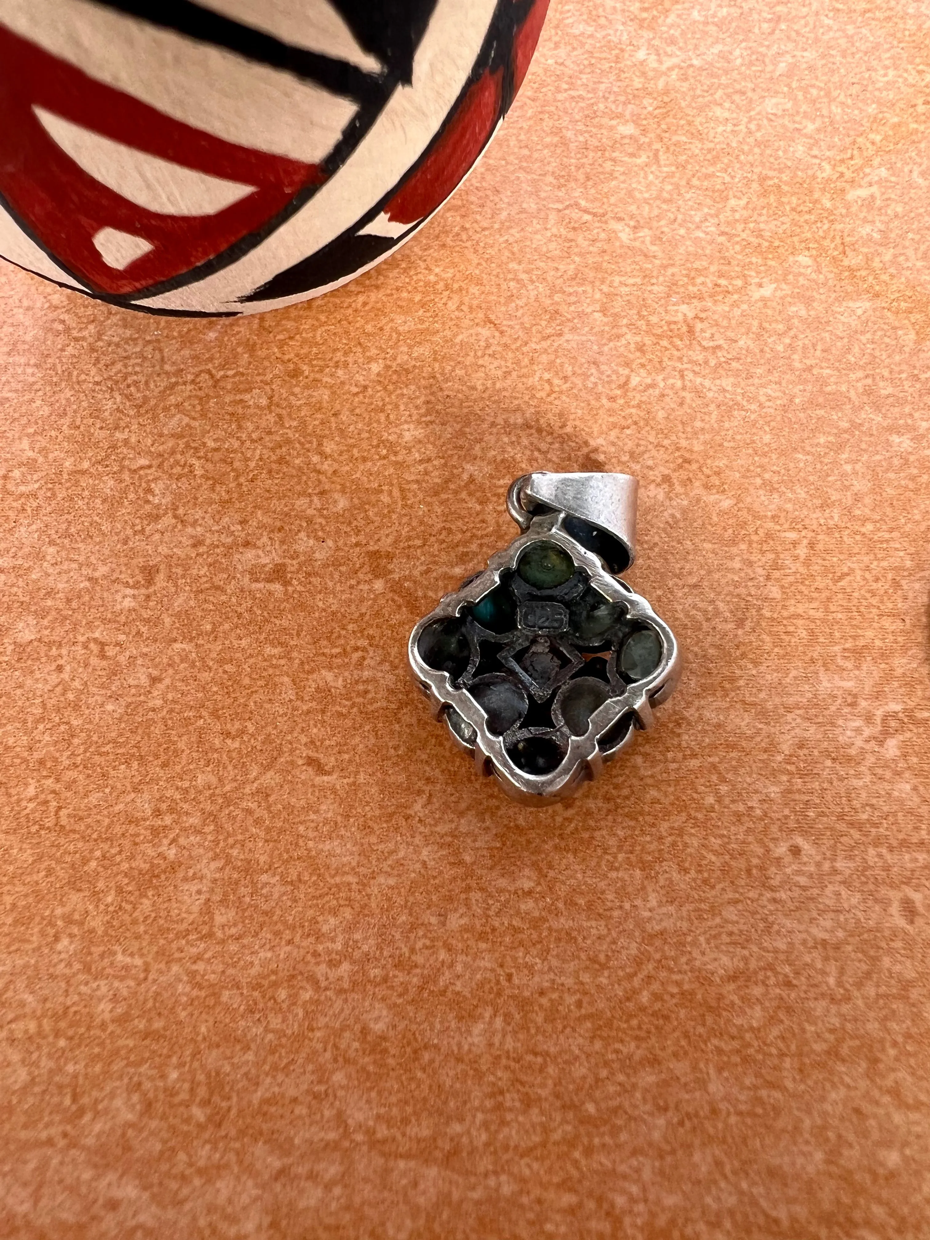 Turquoise Cluster Pendant